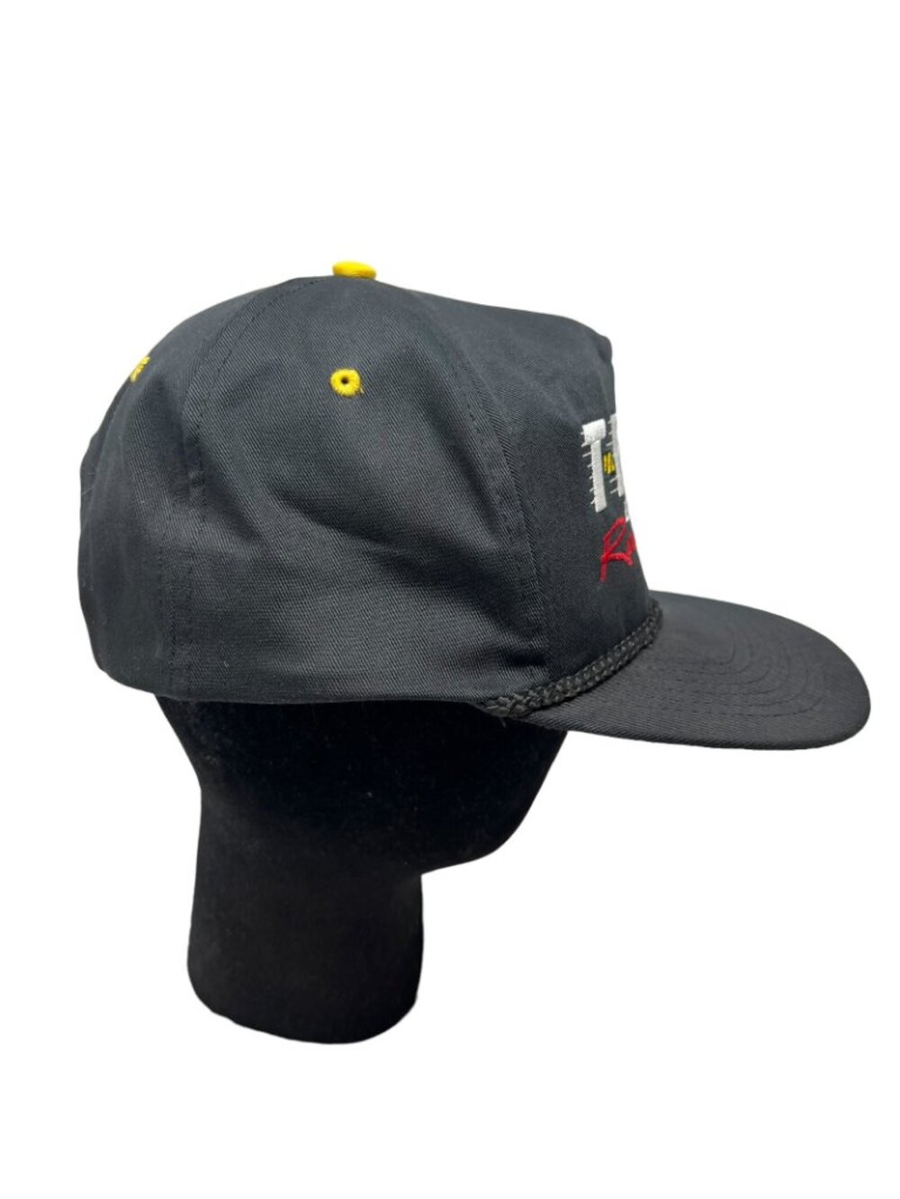 T-Plus Engine Treatment Racing Vintage Black Snapback Trucker Hat Cap Oil Retro - Picture 3 of 9